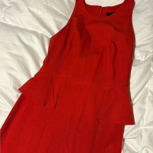 Banana Republic Red Peplum Dress size 0